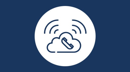 phone in a cloud graphic
