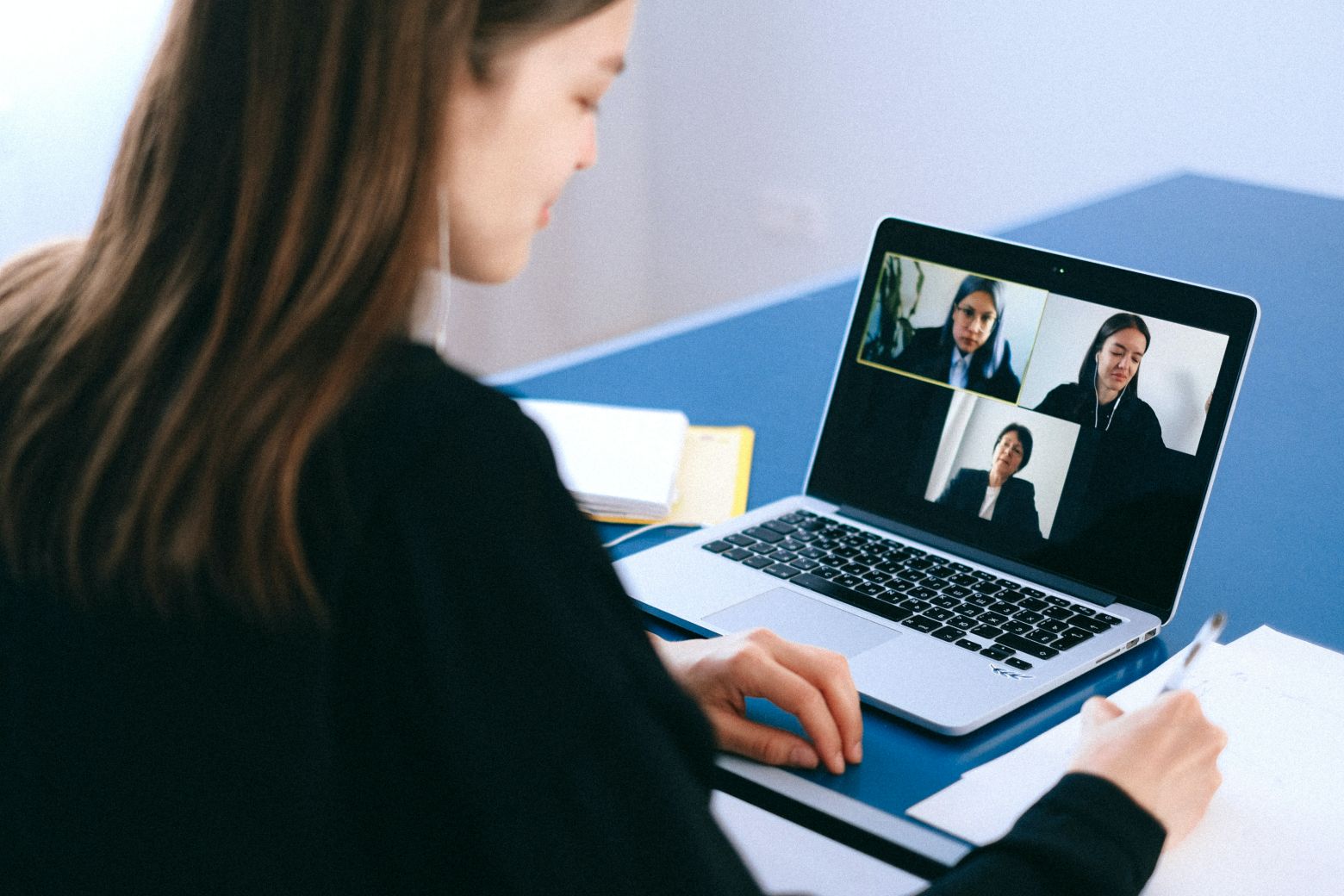 People on a video conference