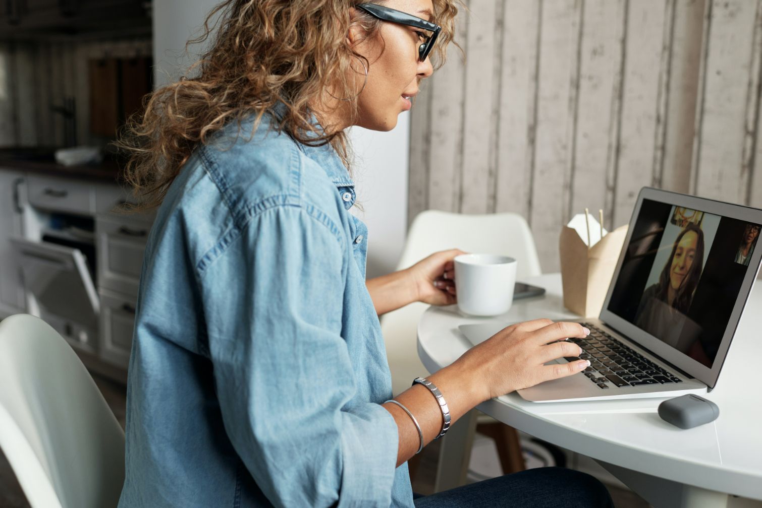 Person working on computer