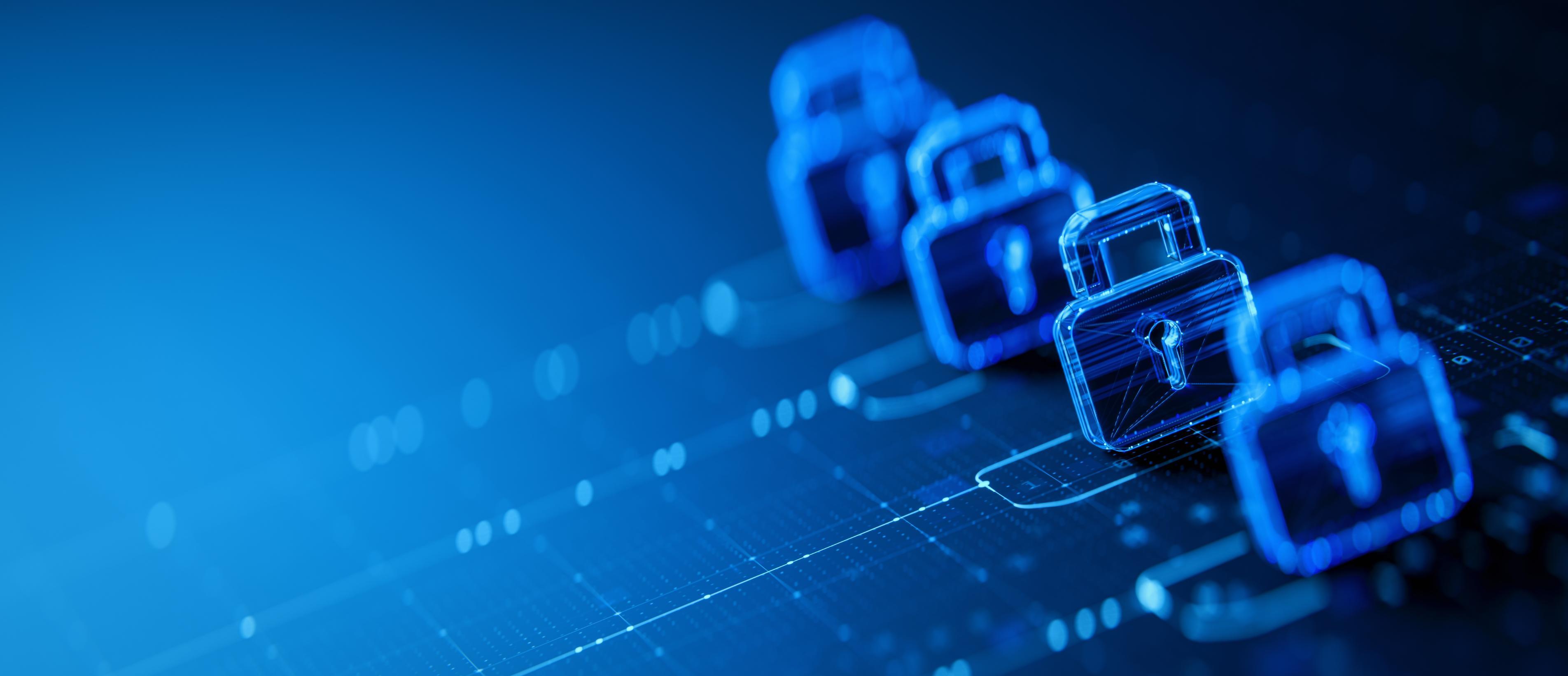 Graphic image of lock boxes