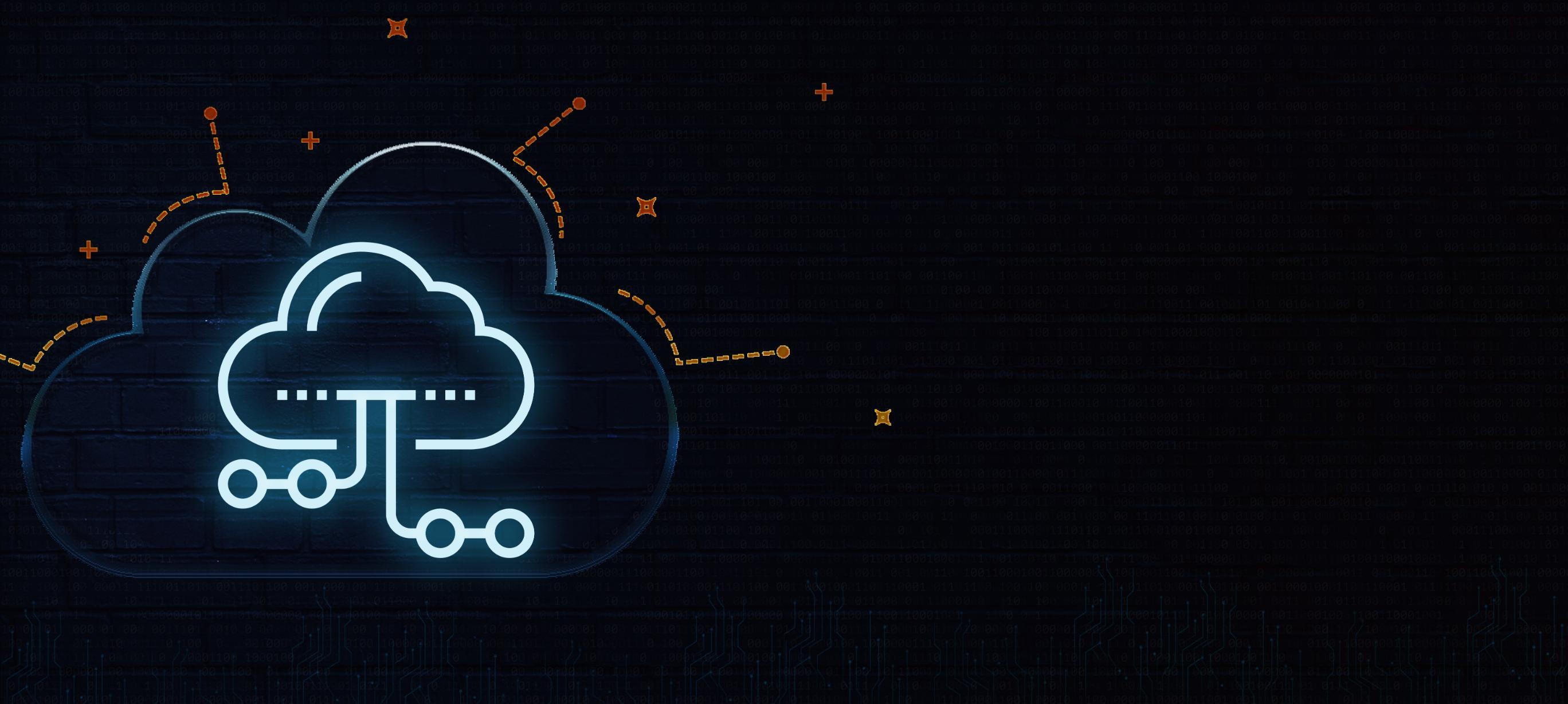 Network cloud icon
